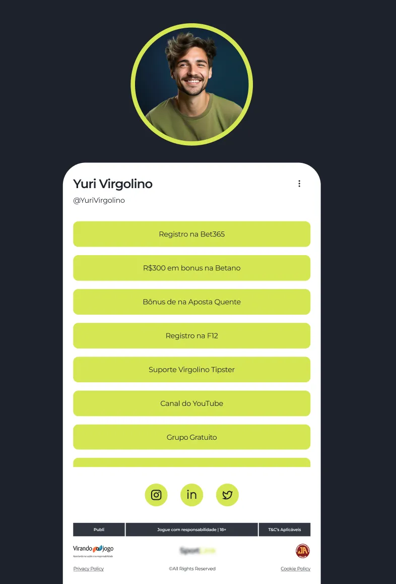 SP Affiliate profile page in a tablet layout.